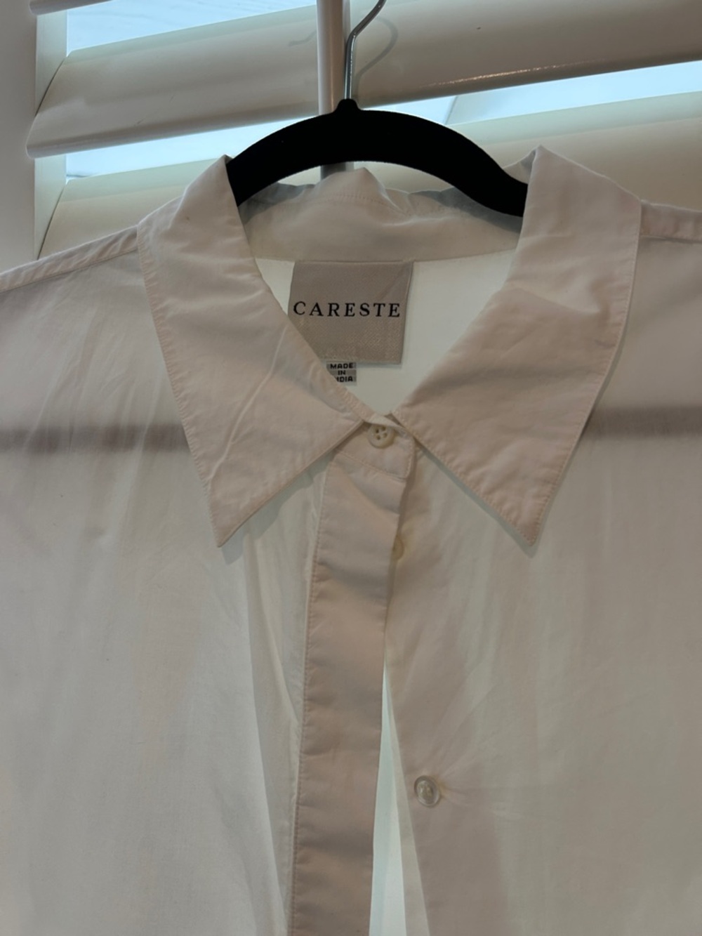 Create White Button-Down Shirt